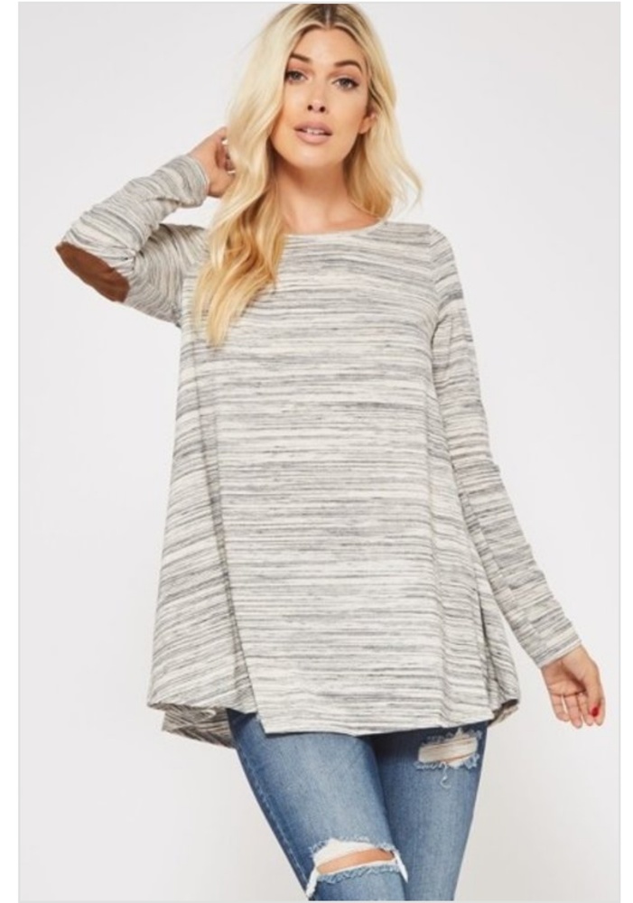 Heather Gray Tunic Top